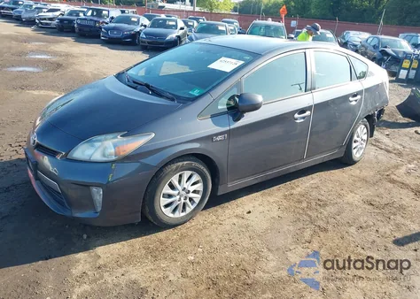 2012 Toyota Prius Plug-In из США, поврежденный, VIN JTDKN3DP8C3014136